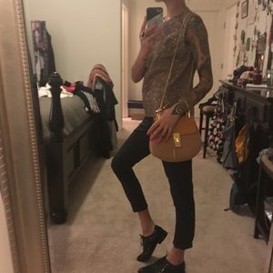 Brunello Cucinelli silk hand beaded blouse